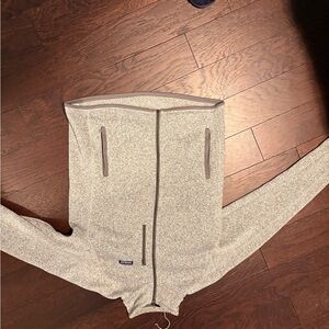 Patagonia Heather Gray Fleece Jacket